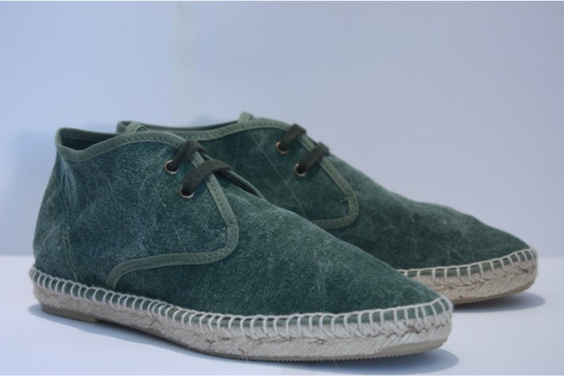 Boots stone washed espadrille