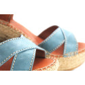 Sandale Plateforme en cuir