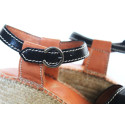 Sandale Plateforme en cuir