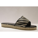 Mule Espadrille in Pony Styled "Animal"