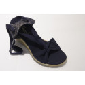 "Penelope" Lace-ups espadrille High Heel
