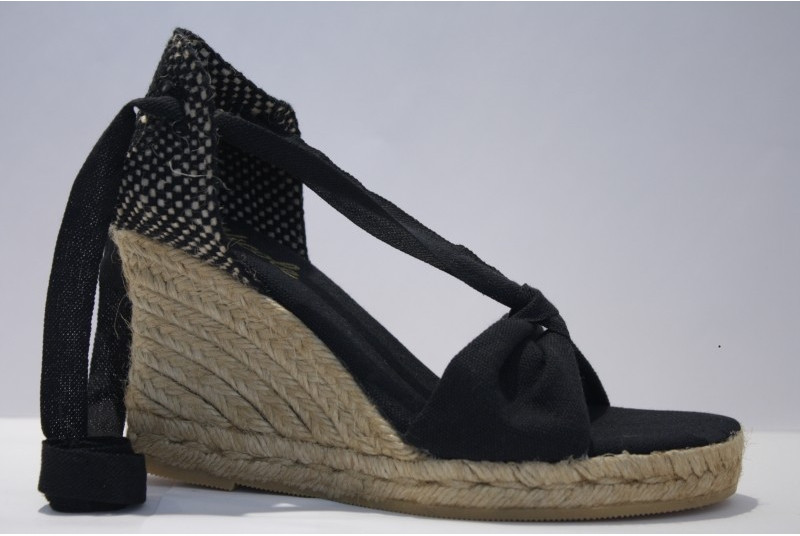"Penelope" Lace-ups espadrille High Heel