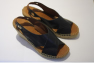 Espadrille Escarpin cuir