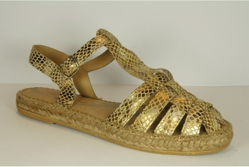Sandal Espadrille Leather