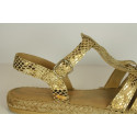 Sandal Espadrille Leather