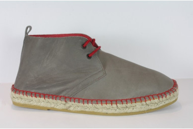 Boots espadrille cuir