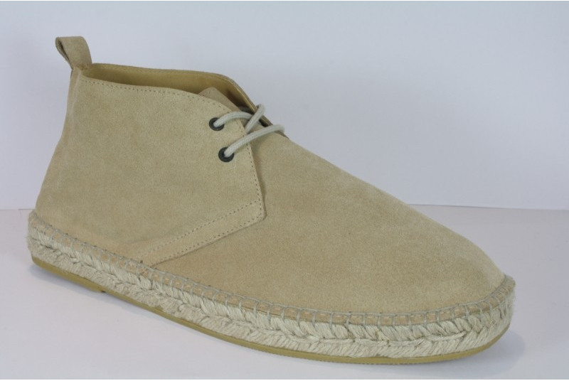 Nubuck boots espadrille