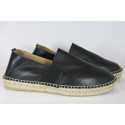 Slip-ons leather espadrille
