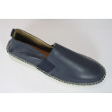 Slip-ons leather espadrille