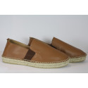 Slip-ons leather espadrille