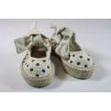Espadrille Ballerine foulard pois