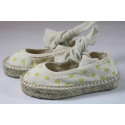 Espadrille Ballerine foulard pois