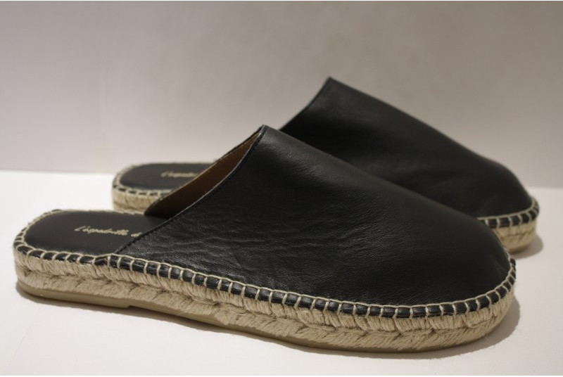 Slippers leather Espadrille