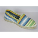 Striped hand sewn Traditional Espadrille 