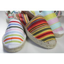 Striped Traditional hand sewn Espadrille 