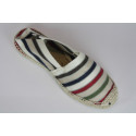 Striped Traditional hand sewn Espadrille 