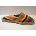 Striped Traditional hand sewn Espadrille 