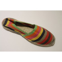 Striped Traditional hand sewn Espadrille 