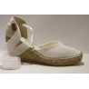 Espadrille Valenciennes Organza