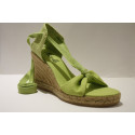 "Penelope" Lace-ups espadrille Summer Color High Heel