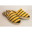 Striped stone washed espadrille