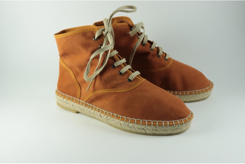 Espadrille Nubuck Leather Boots