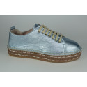 Sneakers espadrilles with platform wedge