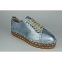 Sneakers espadrilles with platform wedge