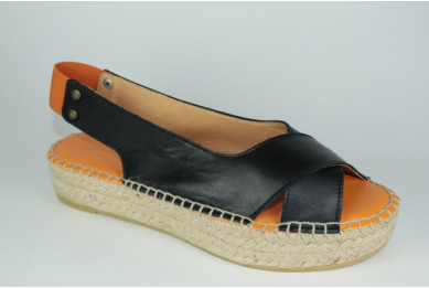 Espadrille Sling back plateforme