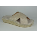 espadrille mule criss cross