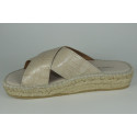 espadrille mule criss cross