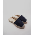 Platform espadrille two tones