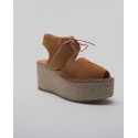 Wedges Espadrilles  sandals with lace