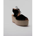 Wedges Espadrilles  sandals with lace
