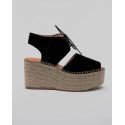 Wedges Espadrilles  sandals with lace