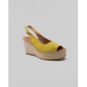 Espadrille compensée bride arrière