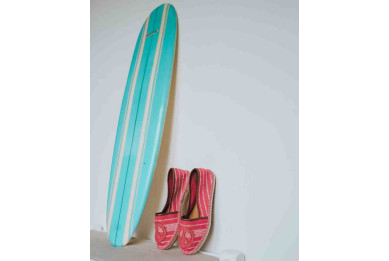 Espadrille Peace & love fushia