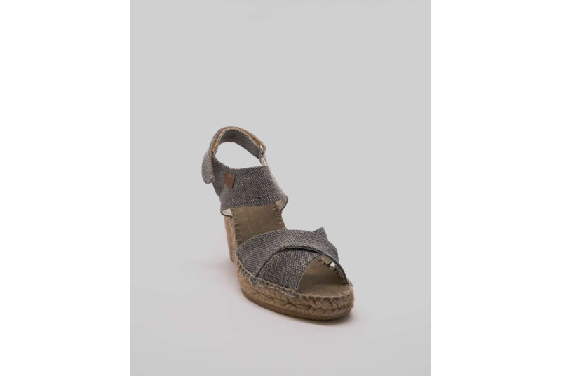 Sandale espadrille femme en lin