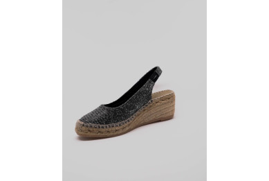 Espadrille "Carmen" lurex