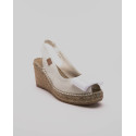 Espadrille Mariage avec noeud (cathy)