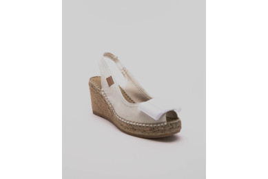 Espadrille Mariage avec noeud (cathy)