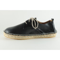 Men espadrilles derbies in leather