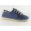Men espadrille sneakers in stone washed