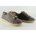 Men espadrille sneakers in stone washed