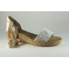 Espadrille mariage femme dentelle à lacet