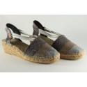 Sparkle women espadrille with bands