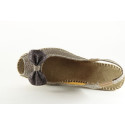 Wedge espadrille with bow