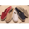 Espadrille Paillette or