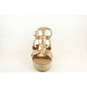 Espadrille spartiate en cuir