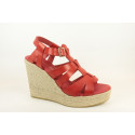 Espadrille spartiate en cuir